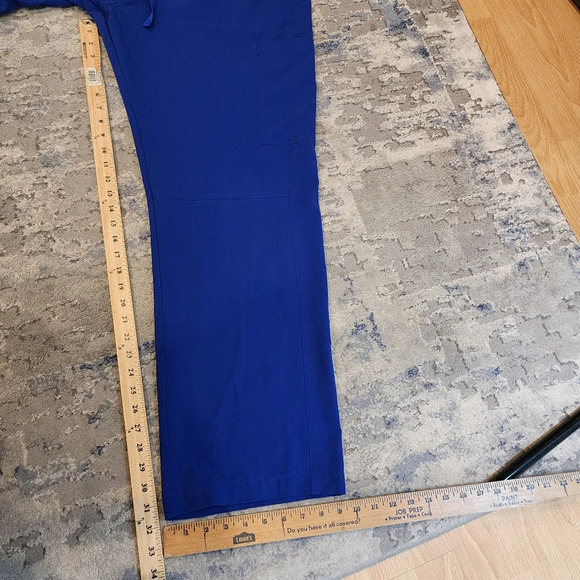 Figs 2 Piece Scrub Set Leon Three Pocket Top Axim Cargo Pants Men's Sz XXL Blue - Picture 11 of 16